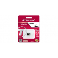 Карта памяти MicroSD 4GB Transcend (TS4GUSDC10) Class 10 без адаптера